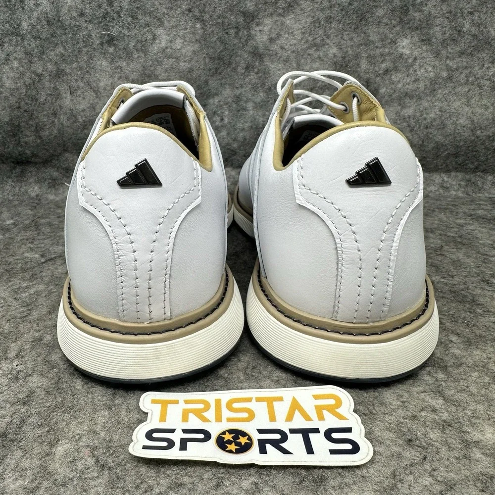 Adidas MC Z-Traxion Spikeless Golf Shoes Mens Size 11 White Leather IF2713